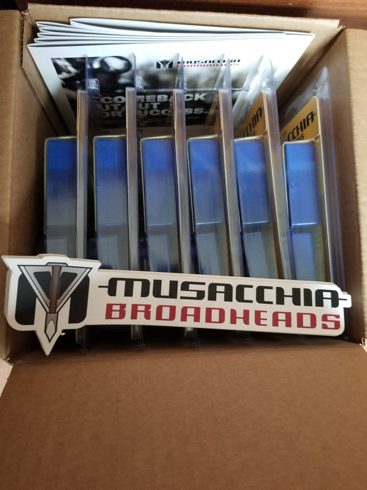 [Box Store] 1 case of 4 Blade 100gr Hunting Replacement Blades 6pks/case