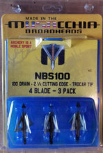 Load image into Gallery viewer, [Volume Dealer] 1 mixed case of 3&amp;4 Blade 100gr Hunting replacement blades
