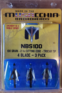 [Box Store] 1 case of 4 Blade 100gr Hunting Replacement Blades 6pks/case