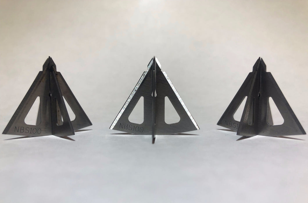 4 Blade 100 grain  hunting Replacement Blades for 3 broadheads